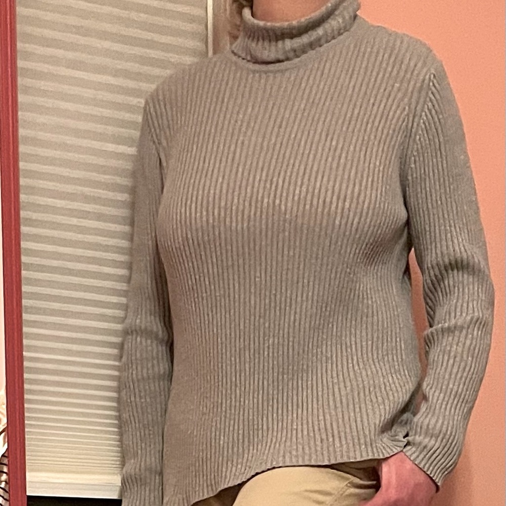 L.L.Bean Sz.XL Reg. Cotton ribbed T-neck